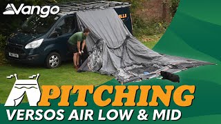 Vango Versos Air Awning Pitching & Packing Video