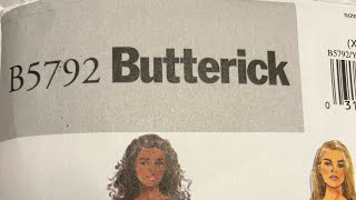 Butterick B5792, gown B sew along tutorial. Please check description before sewing