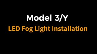 LED Fog Light Installation