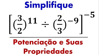 MATEMÁTICA BÁSICA - Potenciação Como Resolver - Propriedades da Potenciação