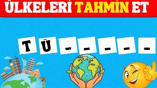 🌎🚩Ülkeleri Ne Kadar Tanıyorum?🚩Küresel Coğrafyada Ne Kadar İyiyim?🤔🚩