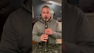 High A Doubling Exercise on Practice Chanter | Lidgren Bagpiper #shorts