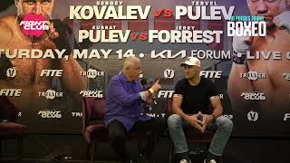 I would like a rematch with canelo, but now here on cruise ships! KOVALEV |Canelo vs Bivol