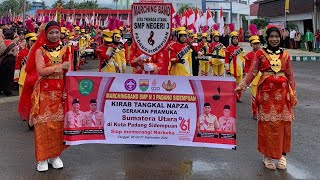 MB SMP N 3 Padang Sidempuan dalam kirab Tangkal Napza Gerakan Pramuka Kwarcab Padangsidimpuan