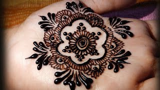 Easy Mandala Mehndi Design | Henna Tikki For Eid 2020 #mandalaart