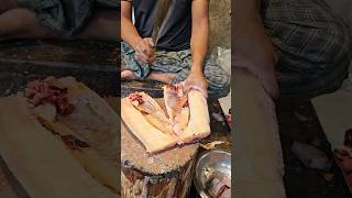 Amazing Rohu Fish Cutting Skills In Bangladesh Fish Market By Expert Cutter #shorts