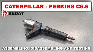 Caterpillar Perkins C6.6 Common Rail injectors - Assembling, disassembling and testing