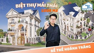 BIỆT THỰ MÁI THÁI 3 TẦNG 1 TUM TÂN CỔ ĐIỂN ĐẸP |THAO LUONG HOME