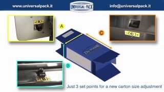 Cartoning Machine by Universal Pack - Model: Delta 130 - Made in italy