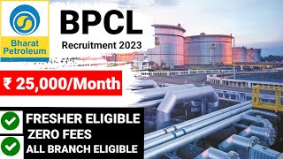 Bpcl apprentice 2023 | bpcl recruitment 2023 | bpcl vacancy 2023 | Diploma apprentice vacancy 2023