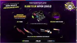 CSGO 15000$$ GİVEAWAY 220+ WİNNER | ASUS STRİX 1080 | 50X KNİFE |