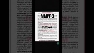 Mmpf-3 ignou solved assignment  2023-24-25 WhatsApp:- 8603418154. Order Now. In English & Hindi