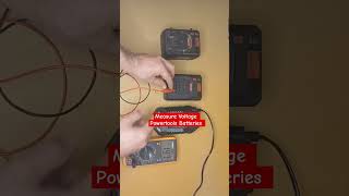 #parkside #rreko #powertools #voltagem Powertools Battery Measure Voltage with Multimeter