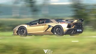 Lamborghini Aventador SVJ Roadster! [770hp] |  Acceleration Sounds, Fly-by, Looks,...