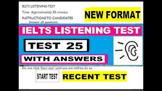 IELTS Listening Test With Answers Test 25 : Real GT & ACADEMIC TEST 2021 || ENGLISH LISTENING TEST