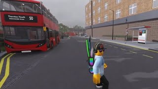 Roblox Croydon V1.3 | SK70 BGY / ADL Enviro 400 Hybrid City - ARRWHTA London on Bus Route 50 SHIFT!!