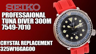 Seiko Tuna 300M Professional Crystal Replacement 7549-7010