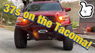 37s on my 2018 Toyota Tacoma | Truck update