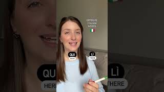 Opposite Italian words #italiantutor #learn #italianlanguage