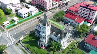 Above Guyana - Georgetown City Hall