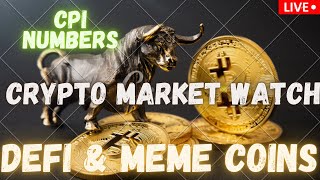 **CPI REPORT** MILADY MEME COIN  JASMY COIN  BTC  $NFK  CAW MOG CRONOS  DEFI     ***WE ARE LIVE***