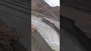 Kach Dam Quetta, beautiful flow of Spillway, Spring rain spell Flooding Irrigation Deptt Balochistan