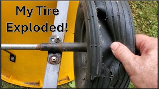 Replacing Wheelbarrow Tires