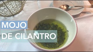 Cómo hacer MOJO VERDE o MOJO DE CILANTRO CANARIO ▶ [paso a paso]