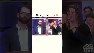 Matt Walsh DESTROYS Transgender woman in debate 🗿#shorts