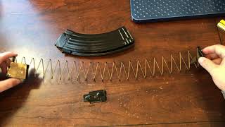 Bulgarian AK-47 7.62x39mm 30-Round Steel Magazine- Assembly/ Disassembly