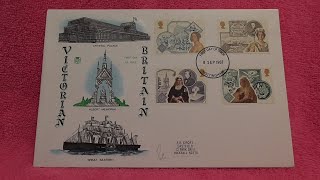 Victorian Britain First Day Cover #philately #stamps