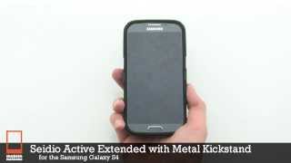 Seidio ACTIVE Extended with Metal Kickstand Case for Samsung Galaxy S4