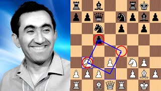 Petrosian punishes Pachman in 21-moves