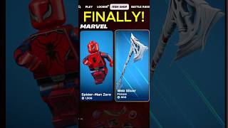 Lego Spiderman is FINALLY in Fortnite!!