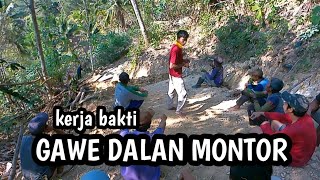 Kerja bakti nek ndeso gawe dalan montor lur