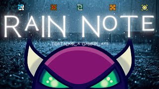 Rain Note By T0stadora and more Full Layout (Upcoming Hard Demon)