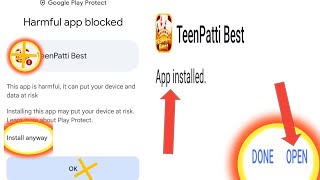 "100% Solution for 3 Patti Installation Problems: Why the 3 Patti App Won't Install"