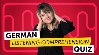 German Listening Comprehension Quiz for Absolute Beginners