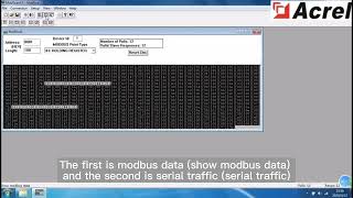 Acrel Electric | Display Interface of Modscan Software