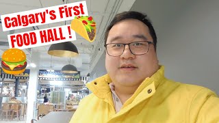 Eating at Calgary's very first Food Hall! (Avenida Food Hall & Fresh Market)