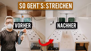 ALLES im VAN lackieren ∙ Schritt für Schritt ∙ Möbel perfekt streichen ∙ DIY Camper Selbstausbau #20