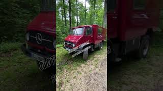 Mrcedes Benz Unimog mit Kasten LKW Treffen Sonnenbühl. Oldtimer,Classic Car, Vintage Car