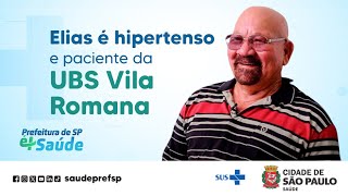 Elias utiliza a UBS  Vila Romana para tratar a pressão alta e o diabetes |Prefeitura de SP é + Saúde