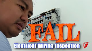 PAKAR ELEKTRIK : Inspection Wiring New House | FAIL | Jasin Melaka