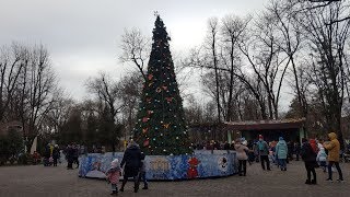 Парк Чистяковская роща, КРАСНОДАР. Детский новогодний праздник.