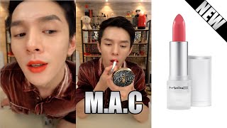 M.A.C (*NEW LOUD AND CLEAR LIPSTICK) *新款透明磨砂唇膏试色 | Yash | Sugar Dada | Sugar Sweet Cameo | - 李佳琦