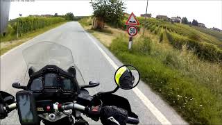 Aprilia Caponord - Salita al castello di Serralunga d'Alba