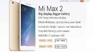 Xiaomi mi-max-2  phone   4GB Ram & 64GB Rom