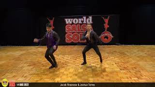 2022 ProAm Salsa Duets Joshua Torres (Am) & Jacob Rosevear (Pro) Jacob Rosevear