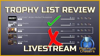 Reviewing YOUR Trophy Lists LIVESTREAM PART LXXXII